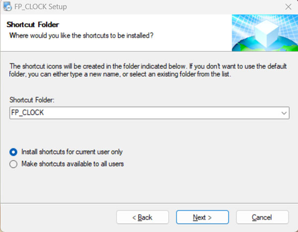 Shortcut Folder FP_Lock