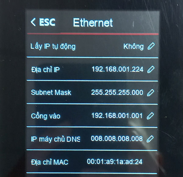 Cài đặt địa chỉ ip trên máy ronald jack ai26 Cài đặt địa chỉ ip trên máy ronald jack ai26
