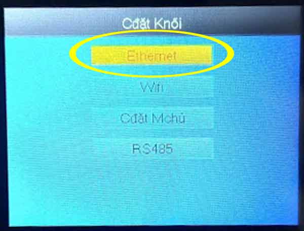 Mục Ethernet và Wifi ronald jack 9300pro Wifi