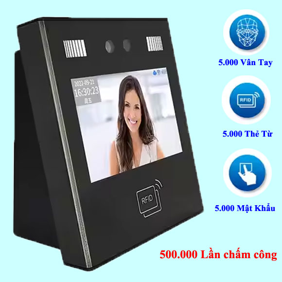 Máy chấm công nhận diện khuôn mặt ronald jack ai11