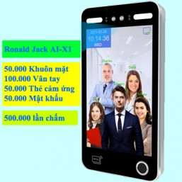 Máy chấm công nhận diện khuôn mặt Ronald Jack AI-X1