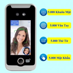 Máy chấm công nhận diện khuôn mặt ronald jack ai09f